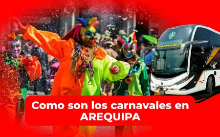 Con son los carnavales en AREQUIPA