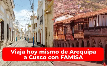 Viaja hoy mismo de Arequipa a Cusco con FAMISA