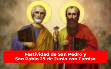 Festividad de San Pedro y San Pablo 29 de Junio con Famisa