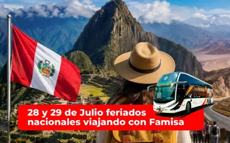28 y 29 de Julio feriados nacionales viajando con Famisa