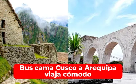 Bus cama Cusco a Arequipa viaja cómodo