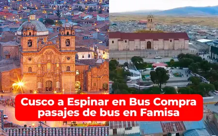 Cusco a Espinar en Bus Compra pasajes de bus en Famisa